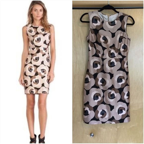 Kate Spade DECO ROSE DELLA DRESS IN NEUTRAL - Picture 6 of 9